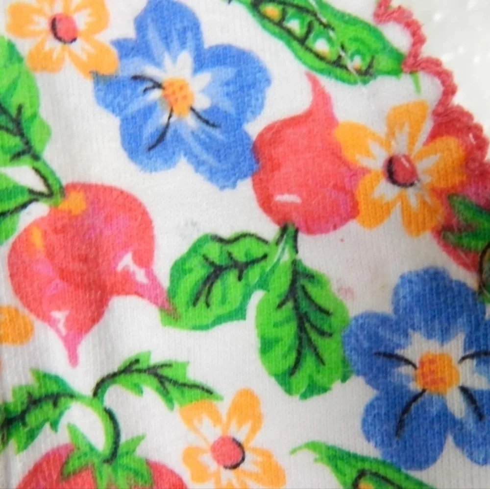 Vintage 90's OshKosh Baby B'Gosh Vegetable Garden Romper